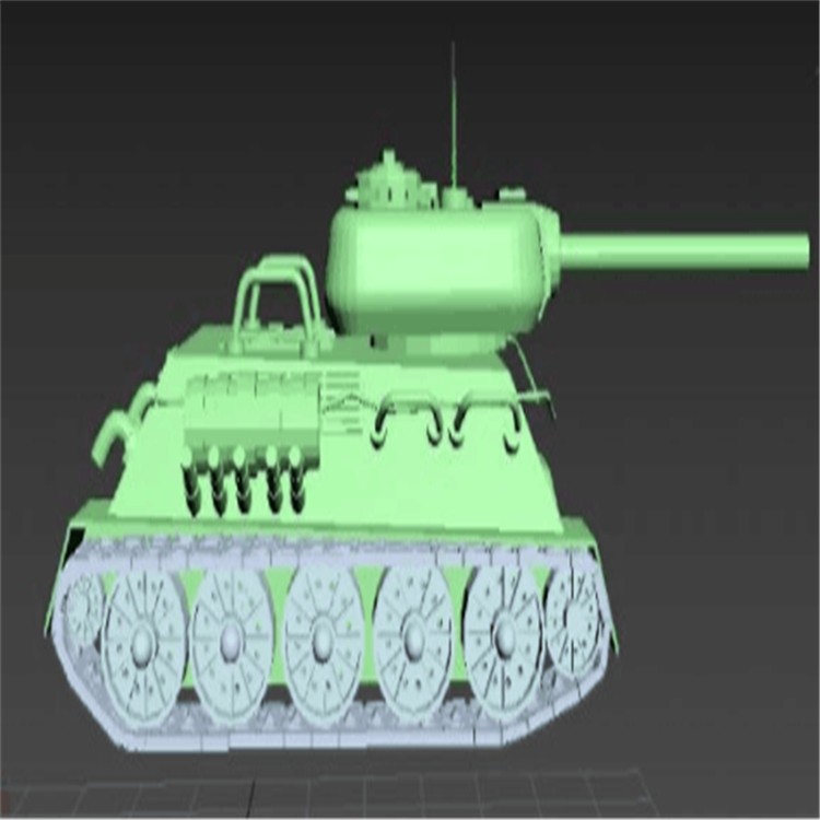 中沙充气军用坦克模型
